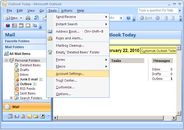 hướng dẫn cách sử dụng outlook 2007