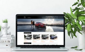 thiết kế web oto