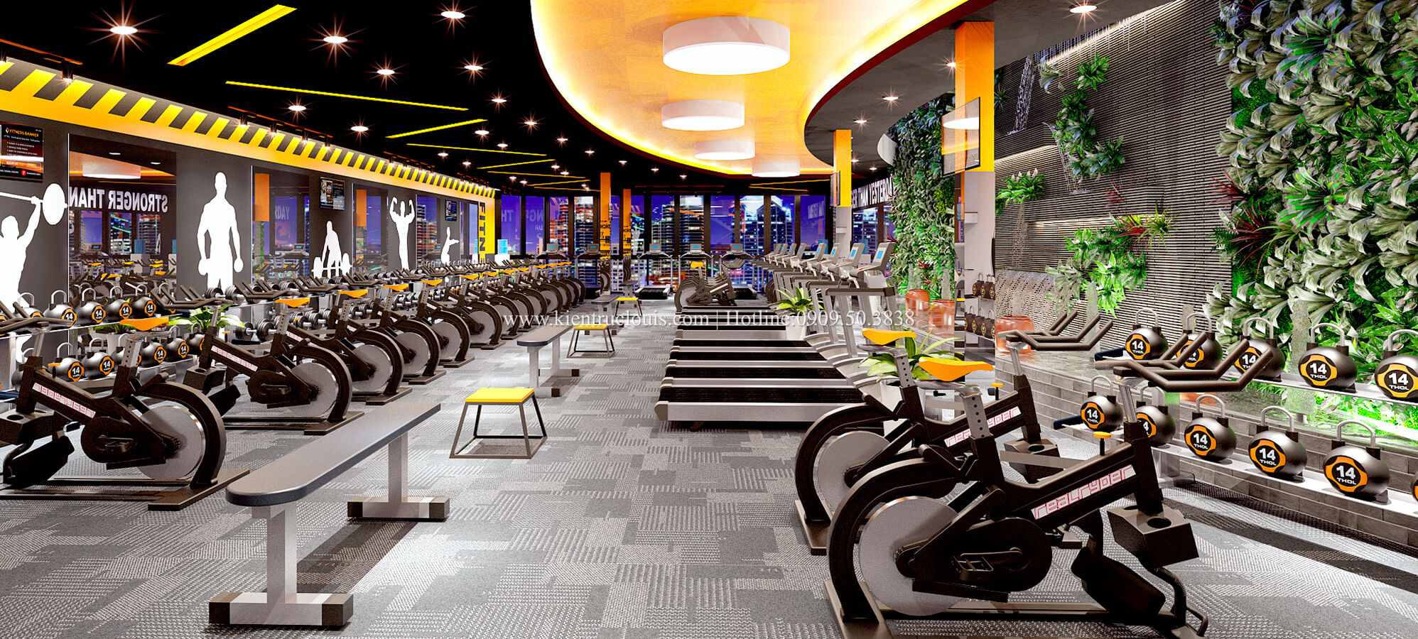 thiết kế website phòng tập gym