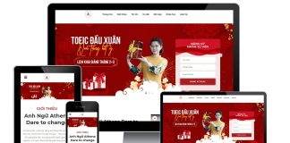 Thiết Kế Website Trung Tâm Ngoại Ngữ