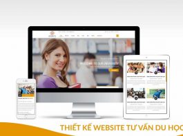 Thiết Kế Website Tư Vấn Du Học