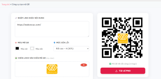 Công Cụ Tạo Mã QR Miễn Phí Online Đẹp, Có Thể Chèn Logo Công cụ tạo mã QR miễn phí đổi màu chèn logo tại WeddingCard